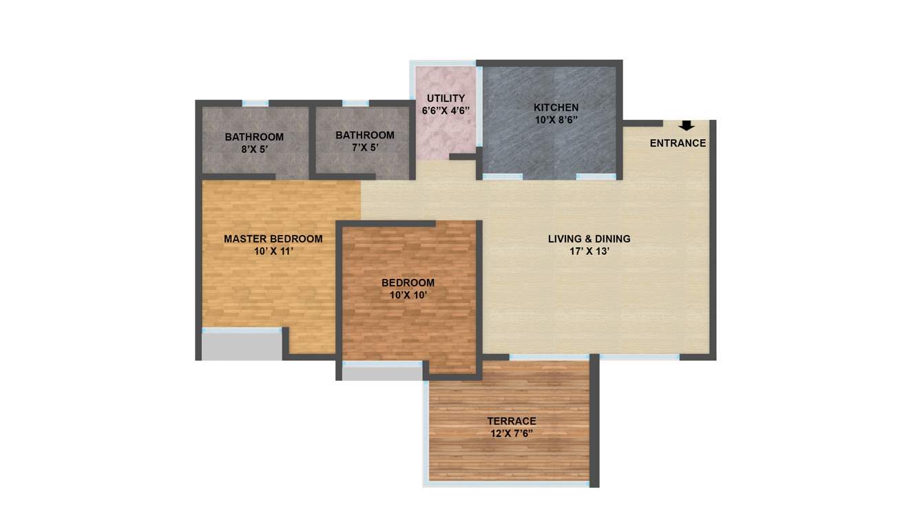 Gagan Lawish (2BHK+2T (1,079 sq ft) 1079 sq ft)