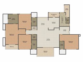 ABIL Castel Royale Grande (4BHK+5T (4,000 sq ft)   Servant Room 4000 sq ft)