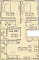 Salarpuria Sattva Pearl (2BHK+2T (1,121 sq ft) 1121 sq ft)