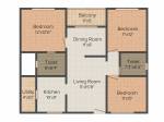 Radiant Heritage (3BHK+2T (1,340 sq ft) 1340 sq ft)