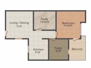 Trehan Royal Court (1BHK+1T (650 sq ft)   Study Room 650 sq ft) Trehan Royal Court (1BHK+1T (650 sq ft)   Study Room 650 sq ft)