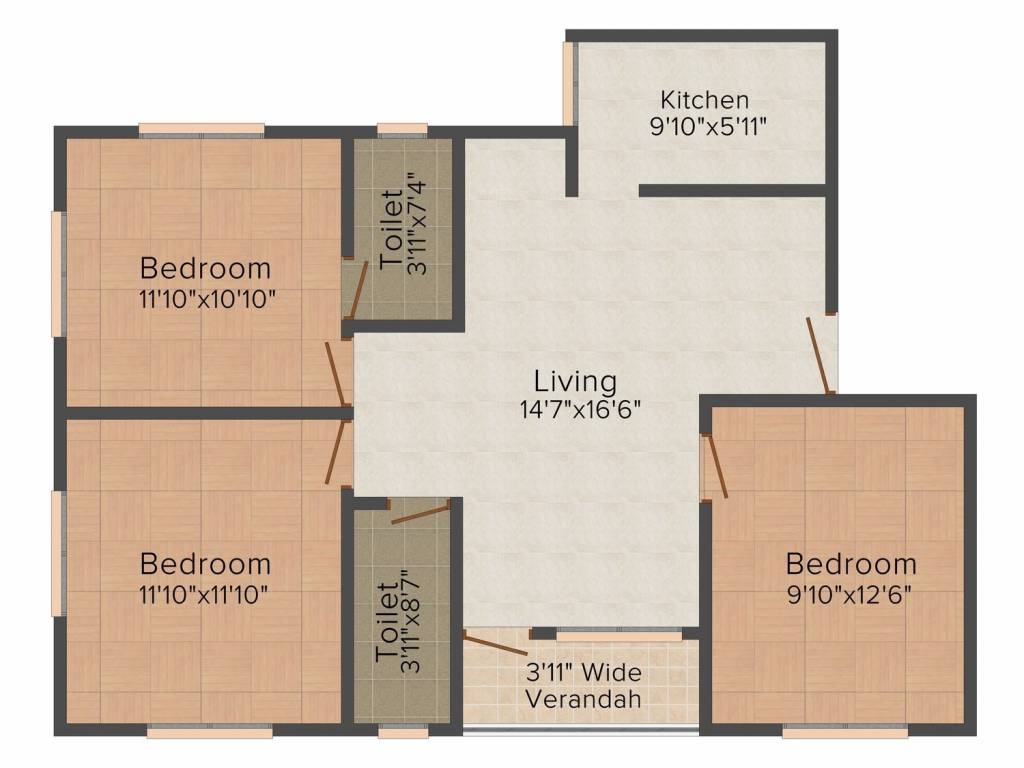Goldwin Ganpati Umang (3BHK+2T (1,203 sq ft) 1203 sq ft) Goldwin Ganpati Umang (3BHK+2T (1,203 sq ft) 1203 sq ft)