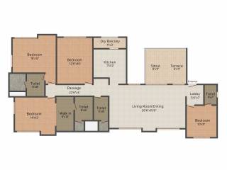 Nirmiti Fili Villa (4BHK+4T (2,345 sq ft) 2345 sq ft)