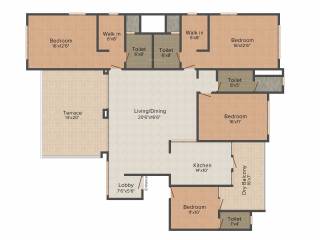 Nirmiti Fili Villa (4BHK+4T (2,724 sq ft) 2724 sq ft)