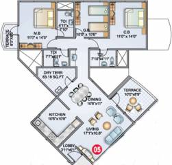 Kunal Crimson (3BHK+3T (1,555 sq ft) 1555 sq ft) Kunal Crimson (3BHK+3T (1,555 sq ft) 1555 sq ft)