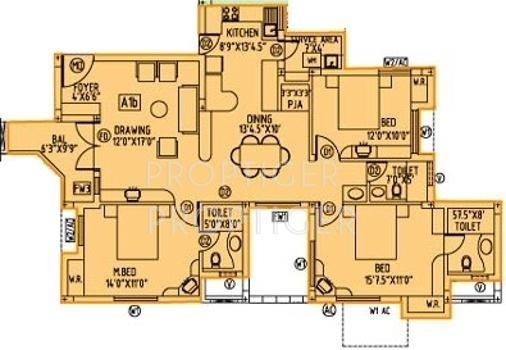 Fomra Tribhuvan (3BHK+3T (1,774 sq ft) 1774 sq ft) Fomra Tribhuvan (3BHK+3T (1,774 sq ft) 1774 sq ft)