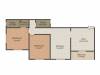 Jay Vijay Avenue (2BHK+2T (1,053 sq ft) 1053 sq ft)
