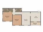 Jay Vijay Avenue (2BHK+2T (1,053 sq ft) 1053 sq ft)