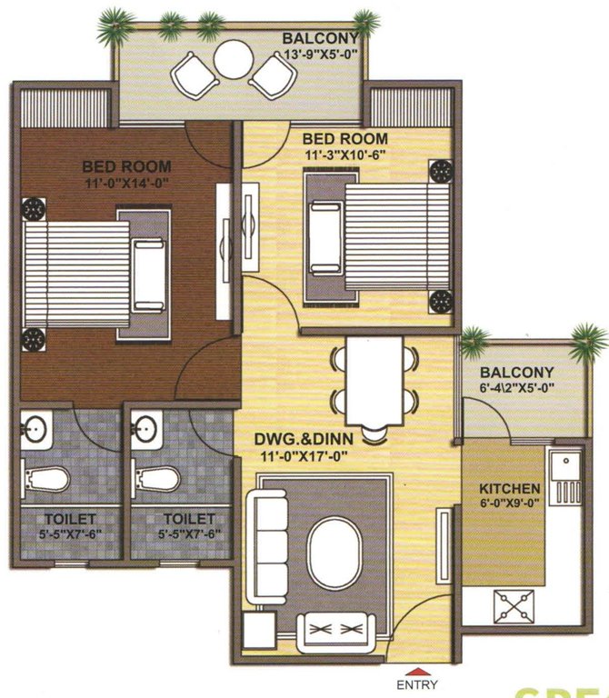 rajnagar residency Floor Plan Floor Plan