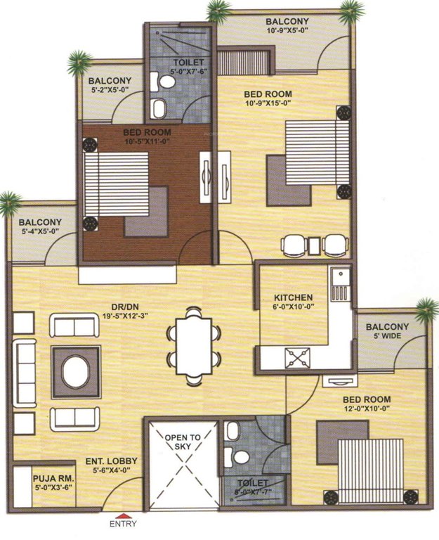 rajnagar residency Floor Plan Floor Plan