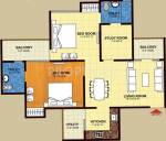 Trident Embassy (2BHK+2T (1,045 sq ft)   Study Room 1045 sq ft)