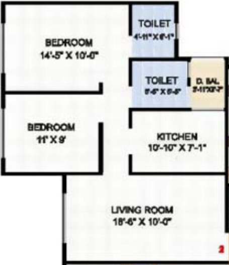 Radhey Heritage (2BHK+2T (925 sq ft) 925 sq ft) Radhey Heritage (2BHK+2T (925 sq ft) 925 sq ft)