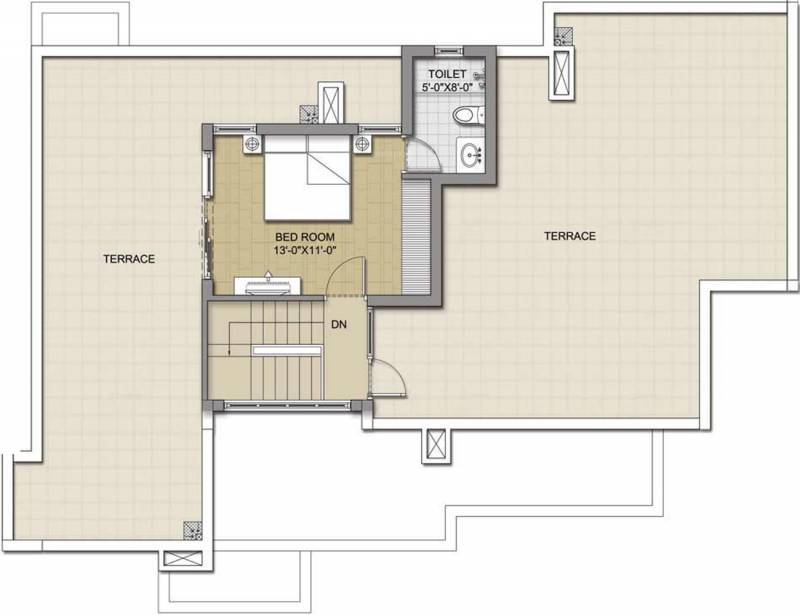 Sushma Chandigarh Grande (4BHK+4T (2,350 sq ft) 2350 sq ft)