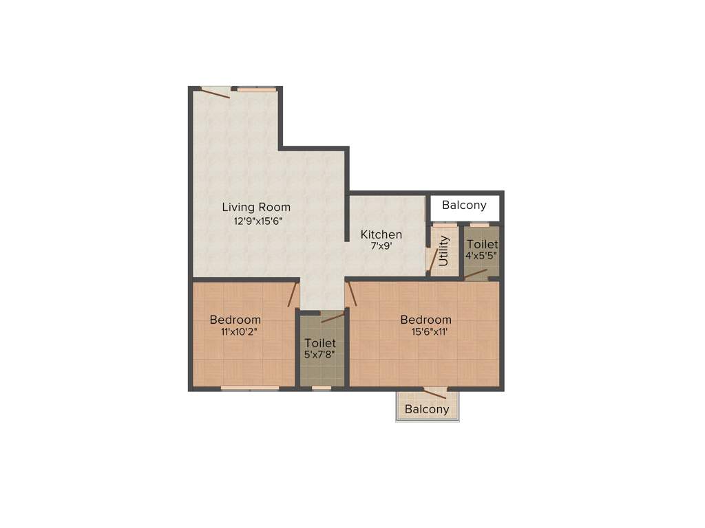 Sree Yogaa Varun Construction Varun Lotus (2BHK+2T (1,058 sq ft) 1058 sq ft)