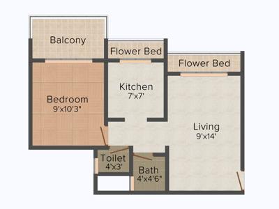 Dwisha Dwisha Height (1BHK+1T (640 sq ft) 640 sq ft)