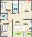 floorPlan of Shanta Sunshine Residency