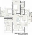 Aroma Tirupati Aakruti Greenz (3BHK+4T (2,205 sq ft)   Servant Room 2205 sq ft)