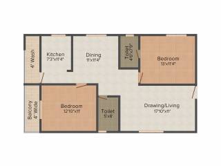 Vaishnavi Estate Fresh Living Apartments 2BHK+2T (1,093 sq ft) Vaishnavi Estate Fresh Living Apartments 2BHK+2T (1,093 sq ft)