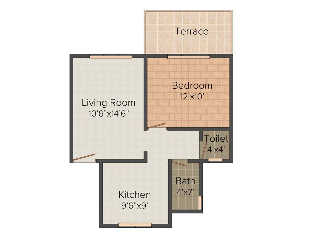 Nilesh Samrudhi (1BHK+1T (650 sq ft) 650 sq ft)