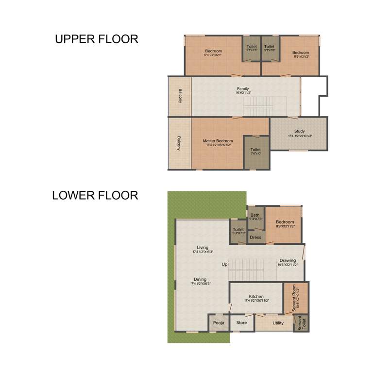 Hill County Hill County Apartment (4BHK+5T (4,620 sq ft)   Study Room 4620 sq ft)