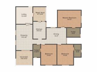 SDPL Omkar Gaurav Enclave (3BHK+3T (1,900 sq ft) 1900 sq ft)