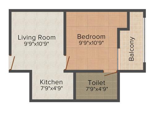VA Clarissa (1BHK+1T (600 sq ft) 600 sq ft)