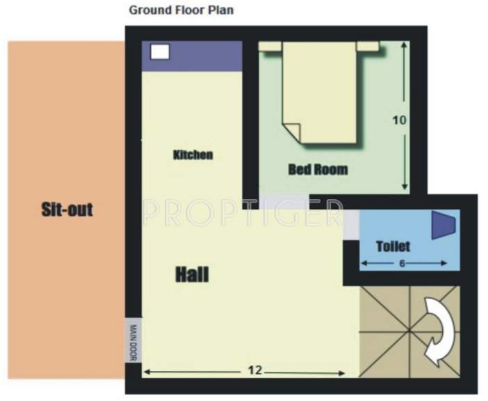 Kshitij Grandeur (2BHK+2T (1,475 sq ft) 1475 sq ft)