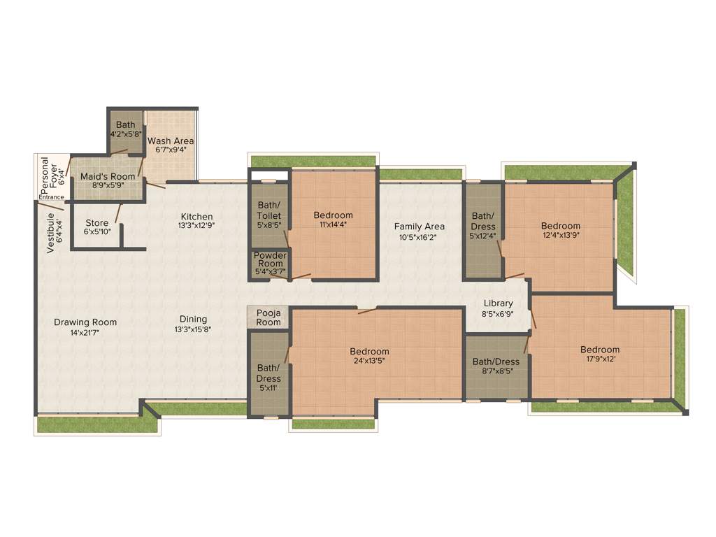 Shree Balaji Wind Park (4BHK+4T (4,000 sq ft) + Servant Room 4000 sq ft)