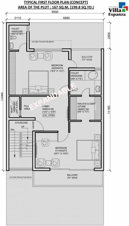  villa expanza country homes ii Floor Plan First Floor Plan