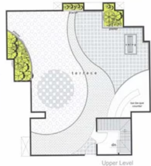 iris Floor Plan Upper Level Duplex Plan