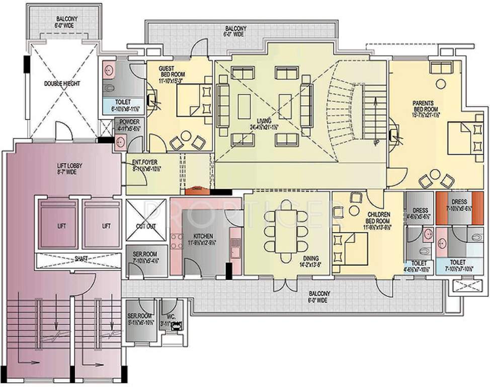 ABW La Lagune (5BHK+5T (5,582 sq ft) 5582 sq ft)