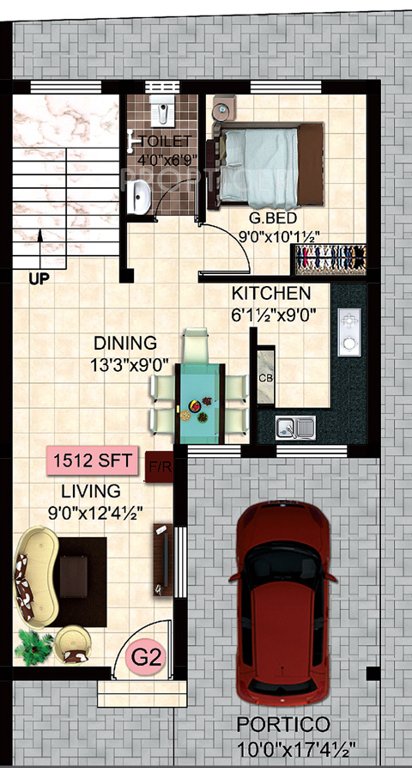 StepsStone Krita (3BHK+3T (1,512 sq ft) 1512 sq ft)
