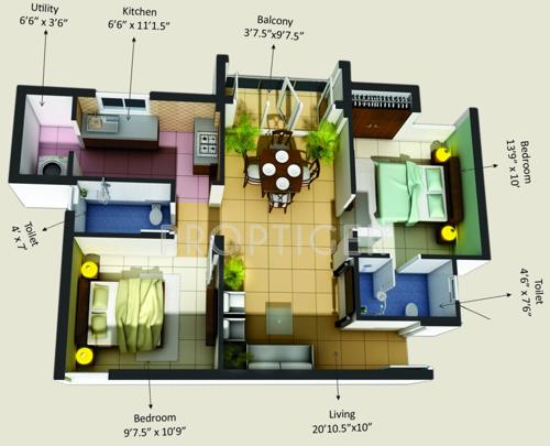Future Kingsville (2BHK+2T (940 sq ft) 940 sq ft) Future Kingsville (2BHK+2T (940 sq ft) 940 sq ft)