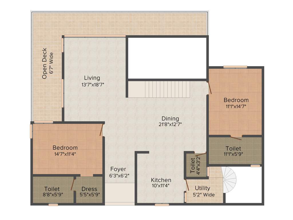 Anand Aqua Bay (4BHK+4T (2,990 sq ft) 2990 sq ft)