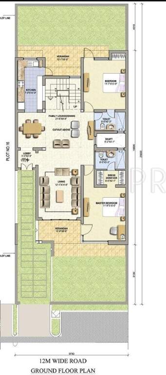 aaron ville Floor Plan Ground Floor Plan
