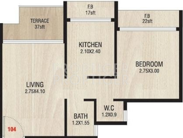 Shreeji Dreams (1BHK+1T (650 sq ft) 650 sq ft) Shreeji Dreams (1BHK+1T (650 sq ft) 650 sq ft)