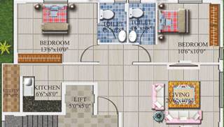 Tirumala Prateek (2BHK+2T (1,000 sq ft) 1000 sq ft) Tirumala Prateek (2BHK+2T (1,000 sq ft) 1000 sq ft)