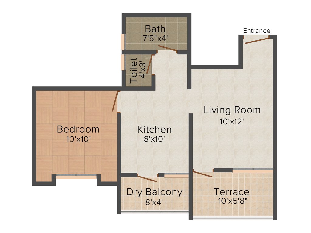 Siddhivinayak Aarambh (1BHK+1T (620 sq ft) 620 sq ft)
