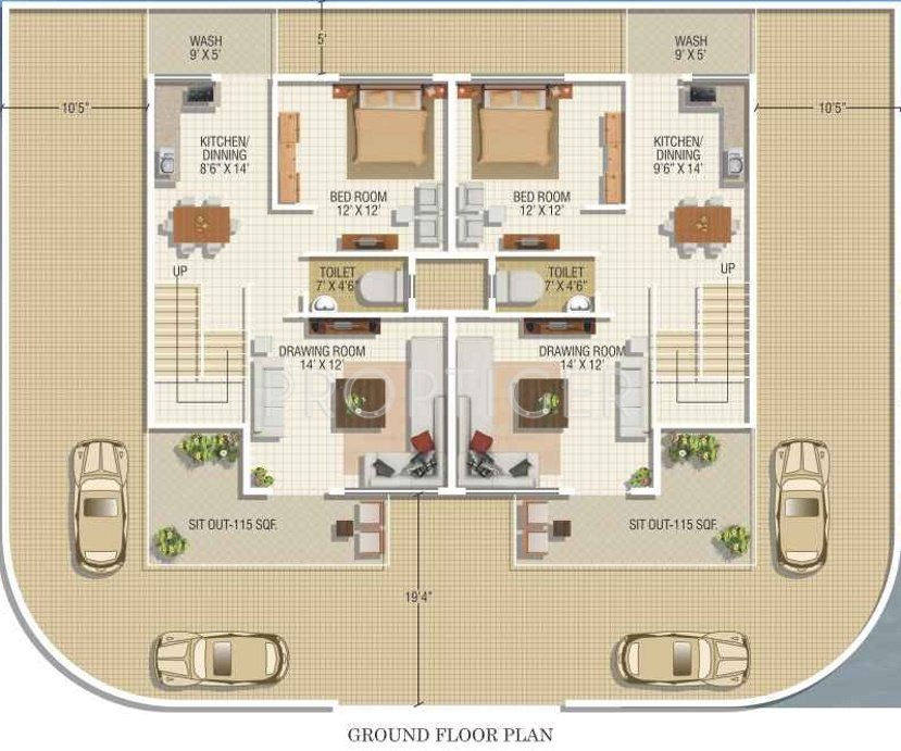 Harihar Nagar (3BHK+3T (1,480 sq ft) 1480 sq ft)