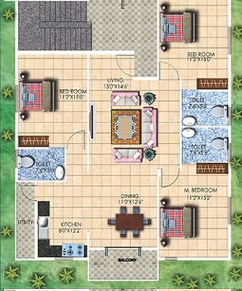 Tirumala Grandevel (3BHK+3T (1,610 sq ft) 1610 sq ft) Tirumala Grandevel (3BHK+3T (1,610 sq ft) 1610 sq ft)
