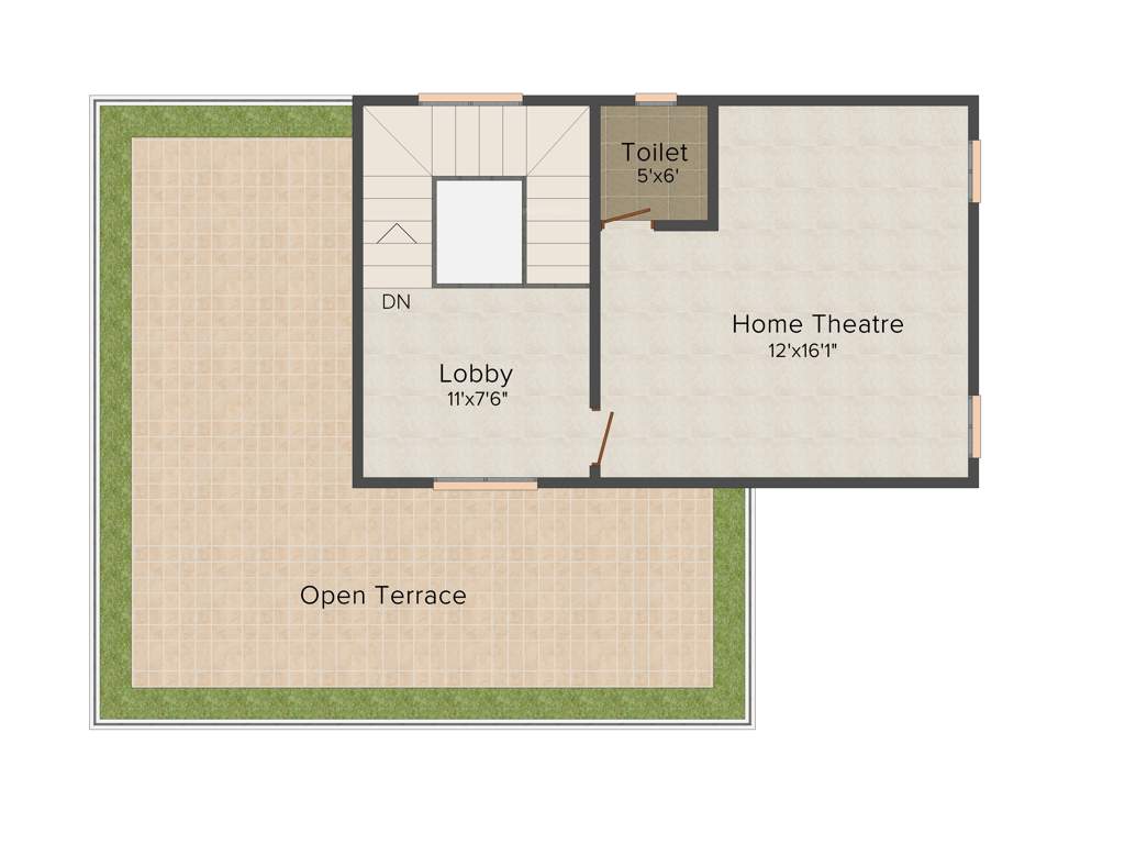 Giridhari Villa Onyx (3BHK+4T (3,030 sq ft) + Pooja Room 3030 sq ft)
