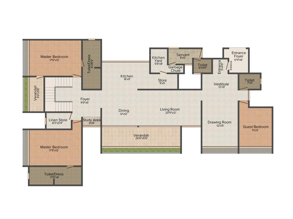 Gala Luxuria (5BHK+5T (5,500 sq ft) 5500 sq ft)