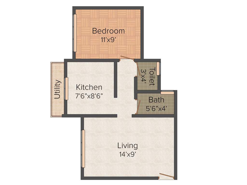 Dalal Swanand Arnav (1BHK+1T (640 sq ft) 640 sq ft)