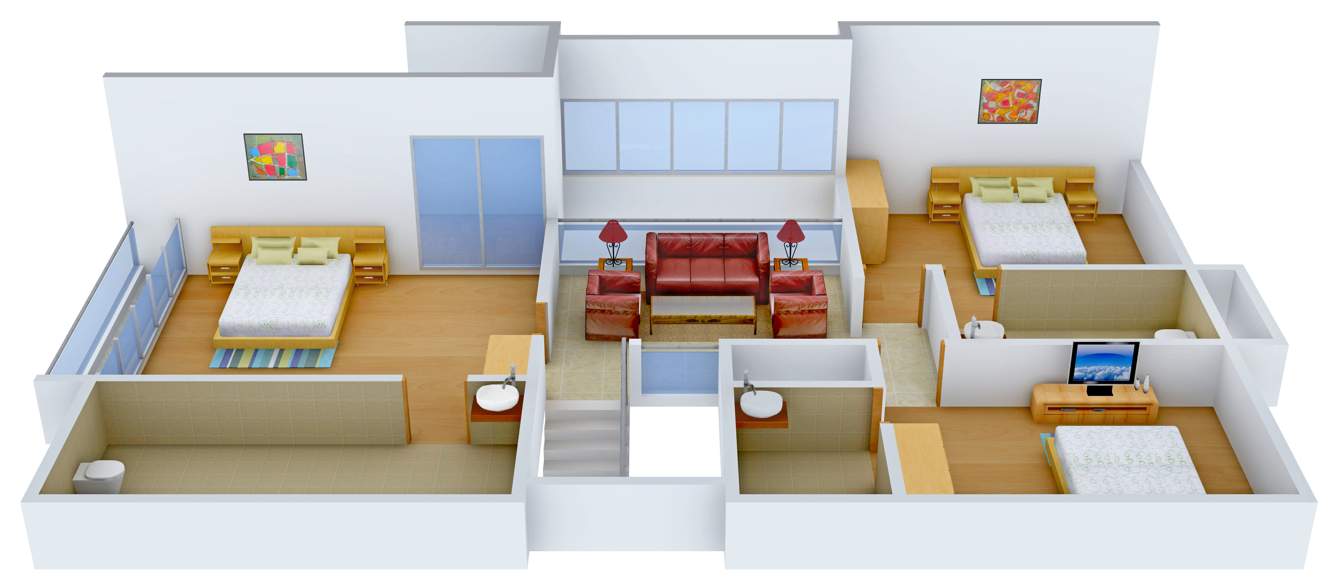 Gala Villa Aqua (4BHK+6T (3,420 sq ft) 3420 sq ft)