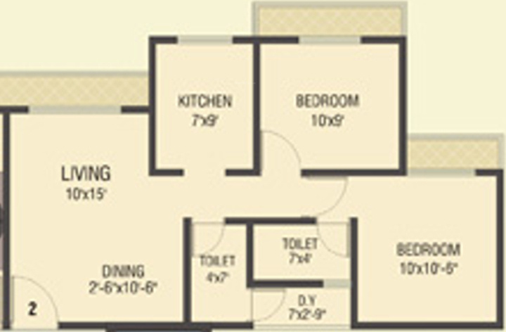 Vihang Hills (2BHK+2T (800 sq ft) 800 sq ft) Vihang Hills (2BHK+2T (800 sq ft) 800 sq ft)