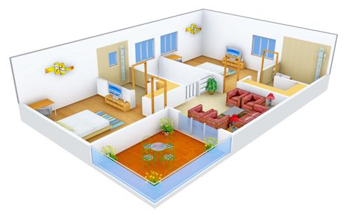 Niyas Libdom Luxury Villas (3BHK+3T (2,273 sq ft) 2273 sq ft)