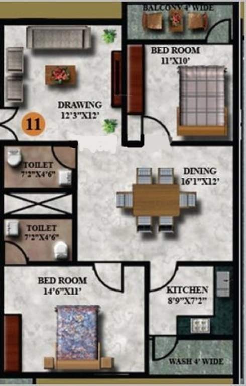  garuda estilo homes Floor Plan Floor Plan