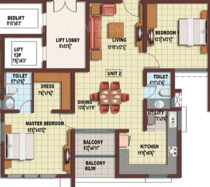  tulips Floor Plan Floor Plan