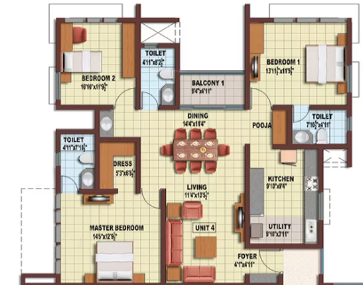  tulips Floor Plan Floor Plan