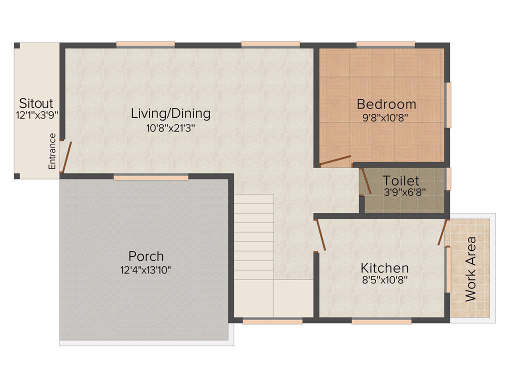 Shreeji Vrindavan Garden (3BHK+3T (1,424 sq ft) 1424 sq ft)